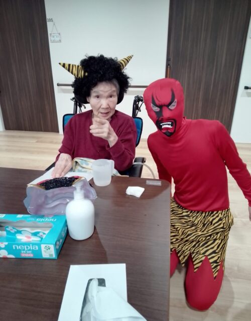 2/3
いろはⅡでの節分の様子👹