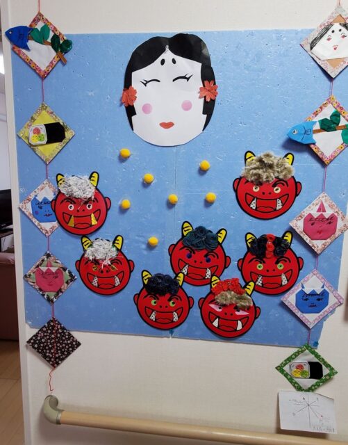 2/3
いろはにて、豆まきもどき遊び😁